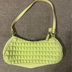 ASOS Neon Lime Quilted Shoulder Bag